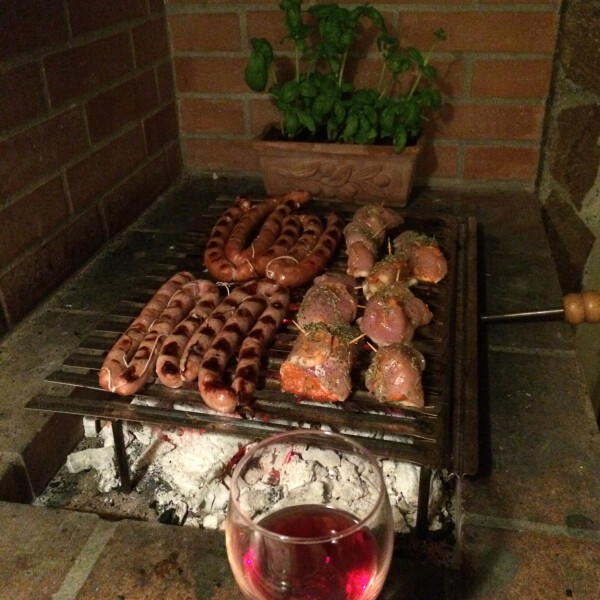 Grill i udekøkkenet